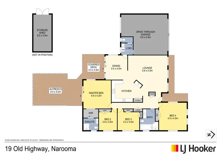 Floorplan of Homely house listing, 19 Old Highway, Narooma NSW 2546