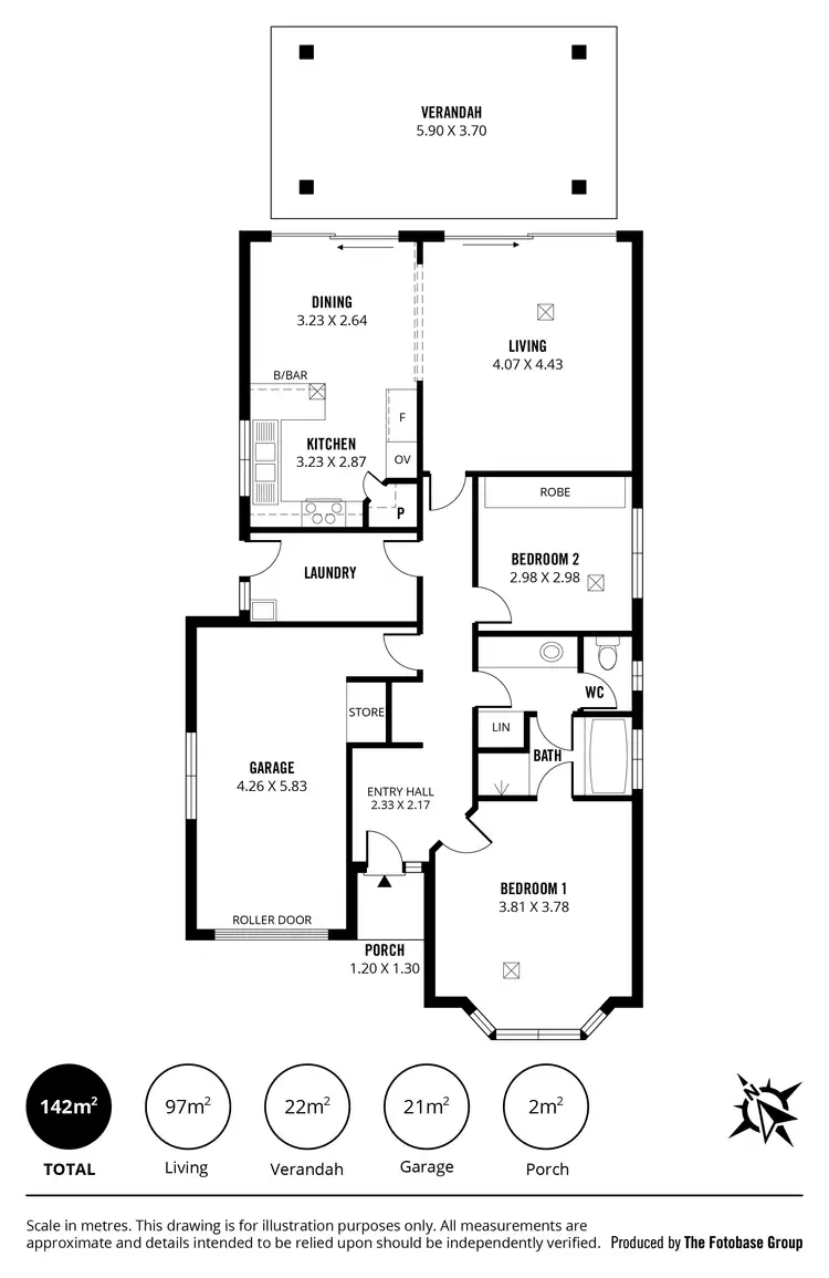 Floorplan of Homely house listing, 2/24 Bonython Street, Salisbury Plain SA 5109