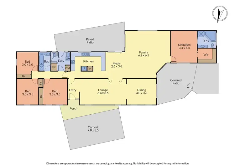 Floorplan of Homely house listing, 83 Bryden Drive, Ferntree Gully VIC 3156