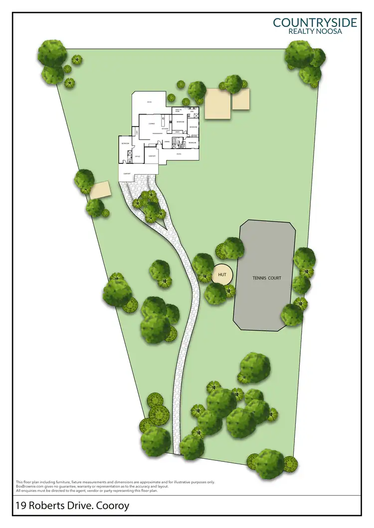 Floorplan of Homely house listing, 19 Roberts Drive, Cooroy QLD 4563
