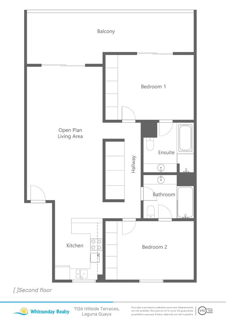 Floorplan of Homely unit listing, 1126/615 Kunapipi Road, Laguna Quays QLD 4800