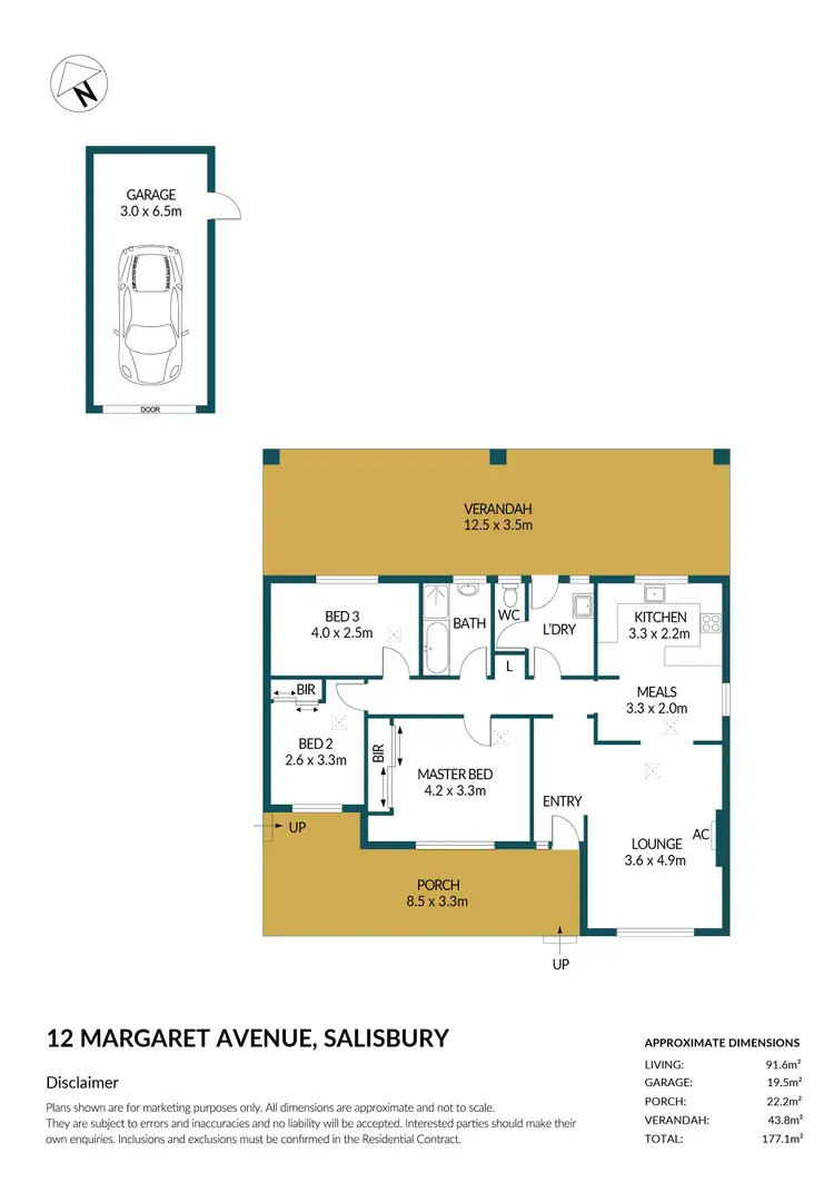 Floorplan of Homely house listing, 12 Margaret Avenue, Salisbury SA 5108