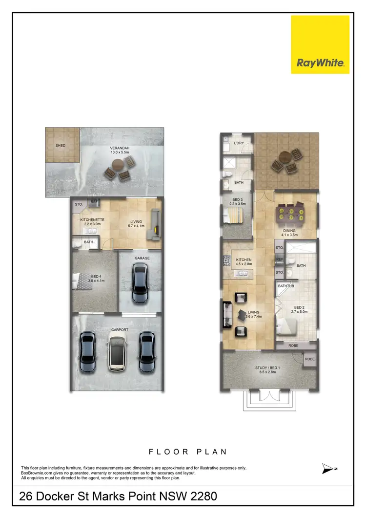 Floorplan of Homely house listing, 26 Docker Street, Marks Point NSW 2280