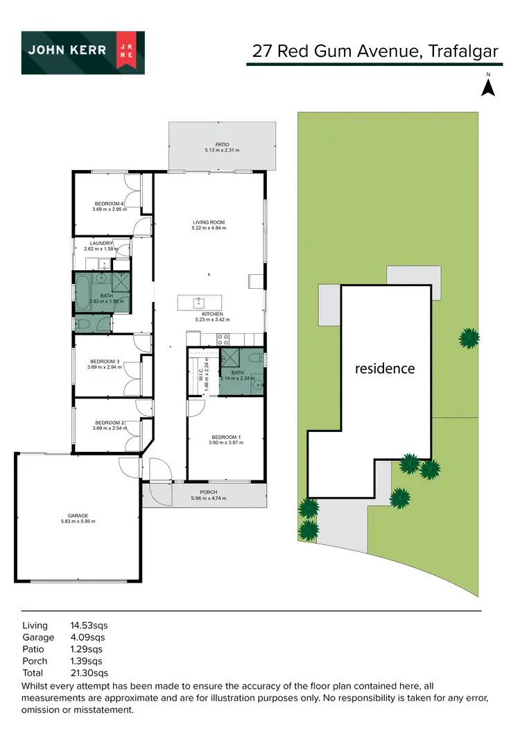 Floorplan of Homely house listing, 27 Red Gum Avenue, Trafalgar VIC 3824