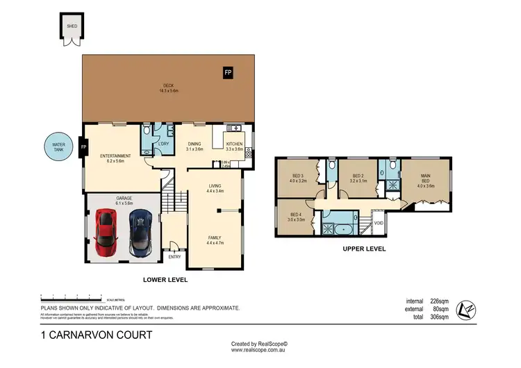 Floorplan of Homely house listing, 1 Carnarvon Court, Everton Hills QLD 4053