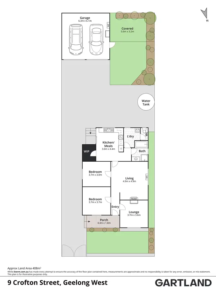 Floorplan of Homely house listing, 9 Crofton Street, Geelong West VIC 3218
