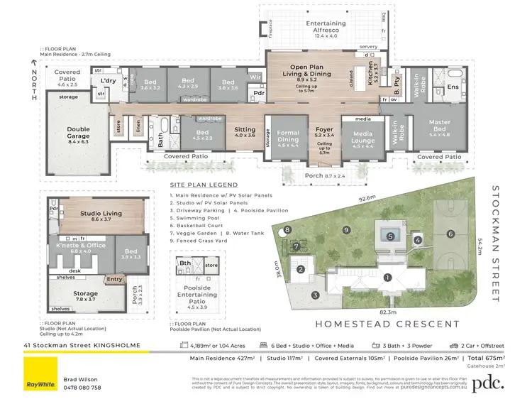 Floorplan of Homely rural property listing, 41 Stockman Street, Kingsholme QLD 4208
