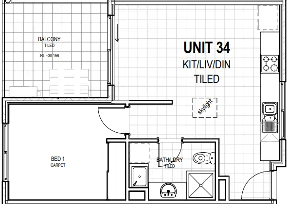 Floorplan of Homely apartment listing, 34/2 Delaronde Drive, Success WA 6164