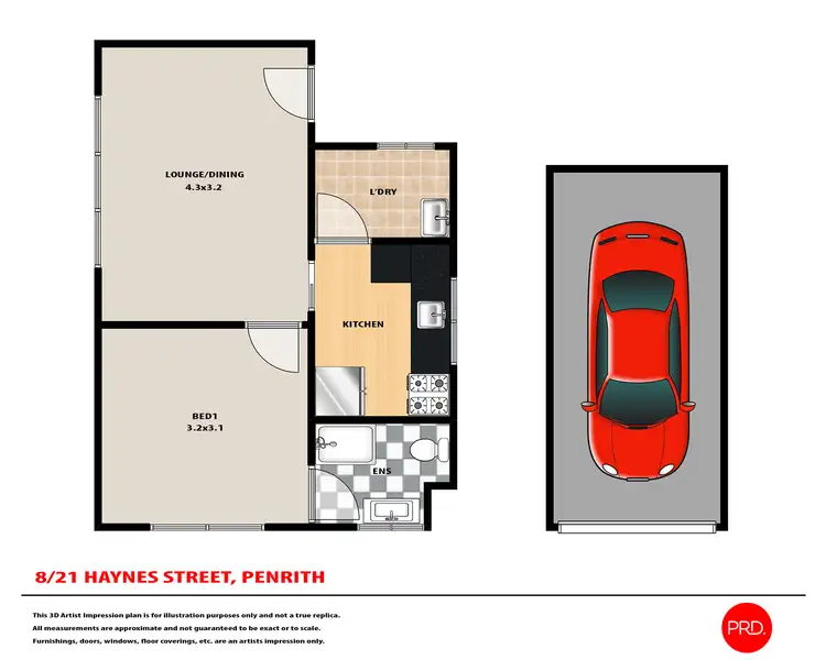 Floorplan of Homely unit listing, 8/21-23 Haynes Street, Penrith NSW 2750