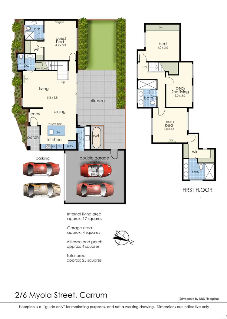 Floorplan of Homely house listing, 2/6 Myola Street, Carrum VIC 3197