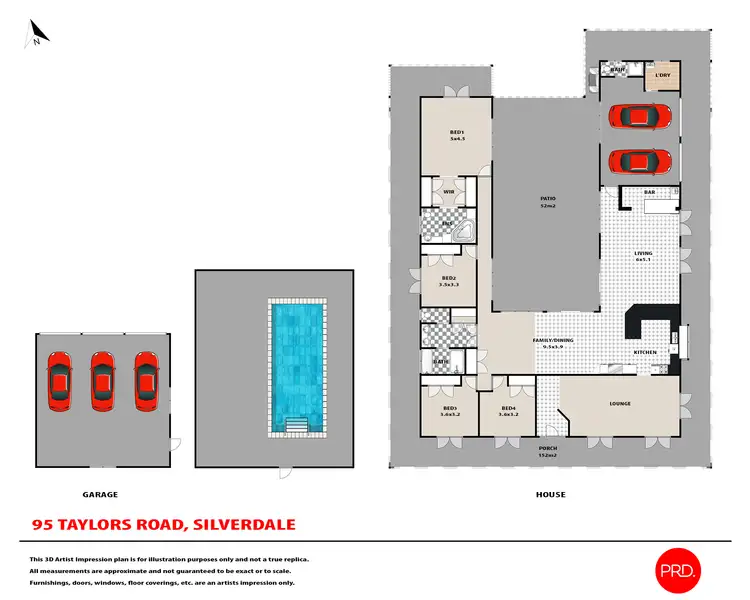 Floorplan of Homely house listing, 95 Taylors Road, Silverdale NSW 2752