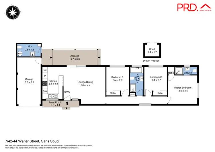 Floorplan of Homely villa listing, 7/42-44 Walter Street, Sans Souci NSW 2219