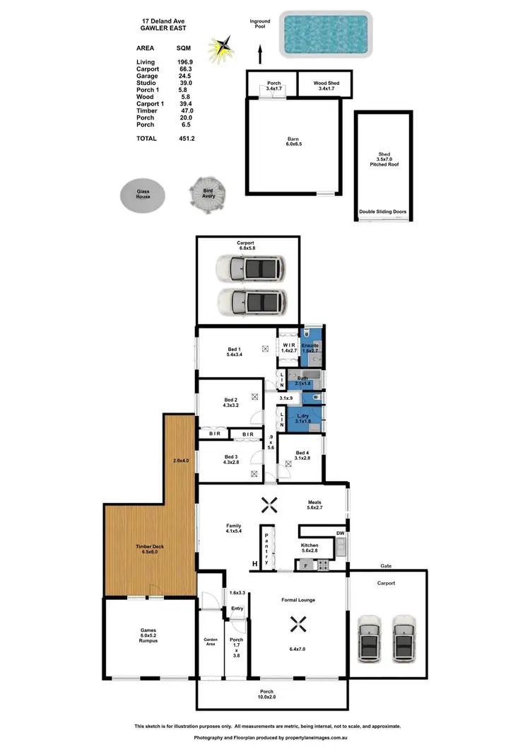 Floorplan of Homely house listing, 17 Deland Avenue, Gawler East SA 5118