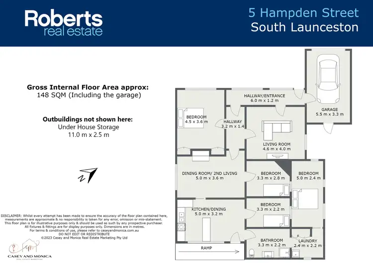 Floorplan of Homely house listing, 5 Hampden Street, South Launceston TAS 7249