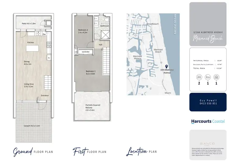 Floorplan of Homely apartment listing, 3/104 Albatross Avenue, Mermaid Beach QLD 4218