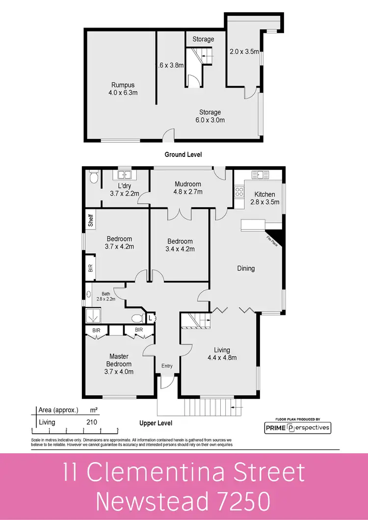 Floorplan of Homely house listing, 11 Clementina Street, Newstead TAS 7250