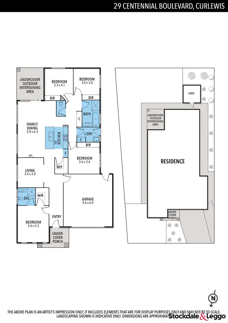 Floorplan of Homely house listing, 29 Centennial Boulevard, Curlewis VIC 3222