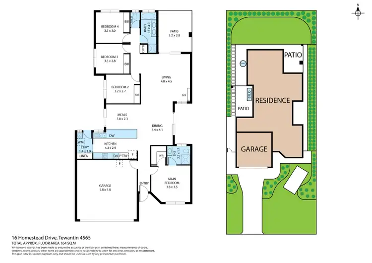 Floorplan of Homely house listing, 16 Homestead Drive, Tewantin QLD 4565
