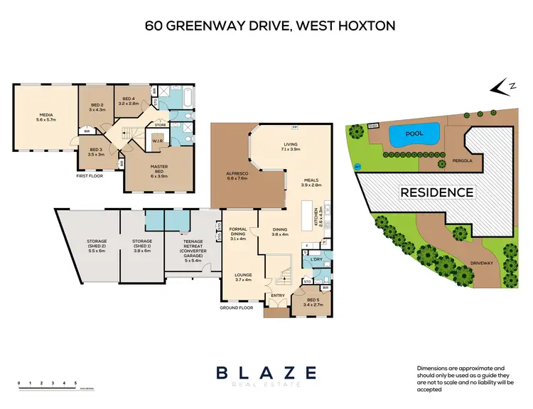 Floorplan of Homely house listing, 60 Greenway Drive, West Hoxton NSW 2171