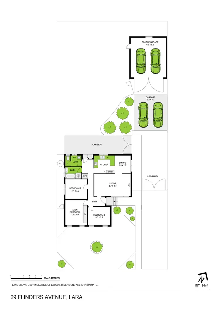 Floorplan of Homely house listing, 29 Flinders Ave, Lara VIC 3212