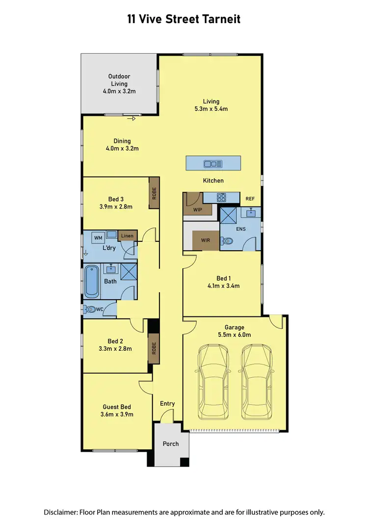 Floorplan of Homely house listing, 11 Vive Street, Tarneit VIC 3029