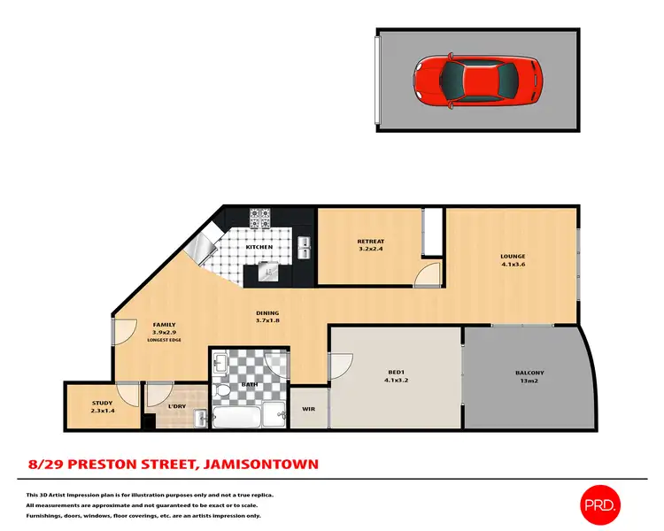 Floorplan of Homely apartment listing, 8/29-31 Preston Street, Jamisontown NSW 2750