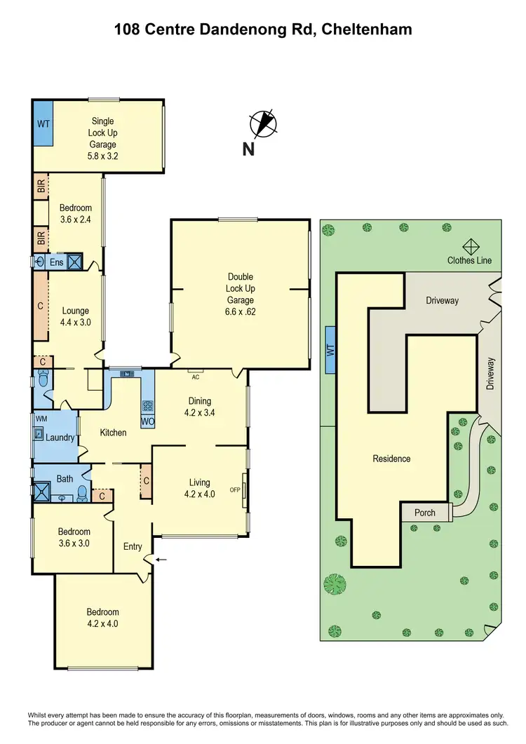 Floorplan of Homely house listing, 108 Centre Dandenong Road, Cheltenham VIC 3192