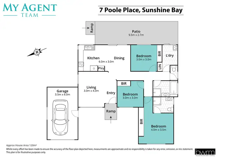 Floorplan of Homely house listing, 7 Poole Place, Sunshine Bay NSW 2536