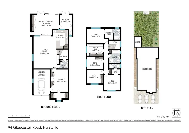 Floorplan of Homely house listing, 94 Gloucester Road, Hurstville NSW 2220
