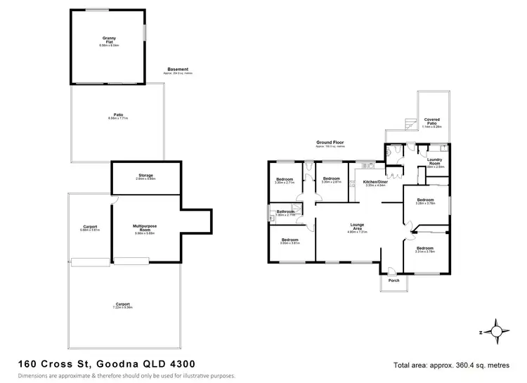 Floorplan of Homely house listing, 160 Cross Street, Goodna QLD 4300