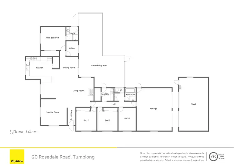 Floorplan of Homely house listing, 20 Rosedale Road, Gundagai NSW 2722