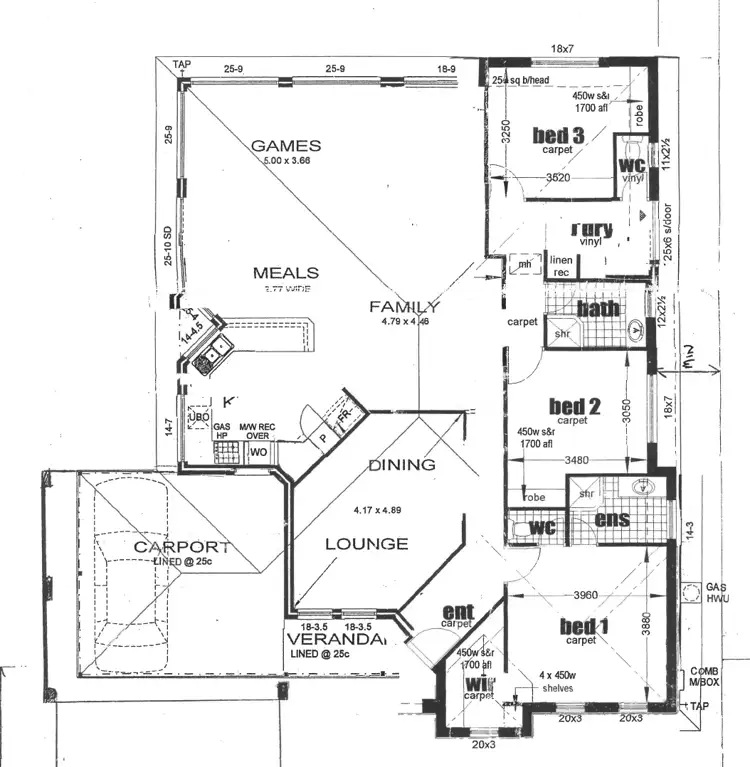 Floorplan of Homely house listing, 23 Granesse Drive, Ellenbrook WA 6069
