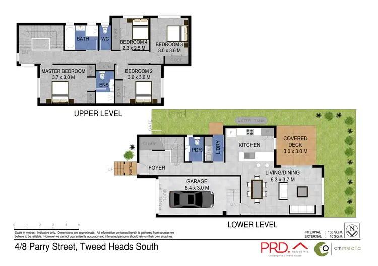 Floorplan of Homely townhouse listing, 4/8 Parry Street, Tweed Heads South NSW 2486