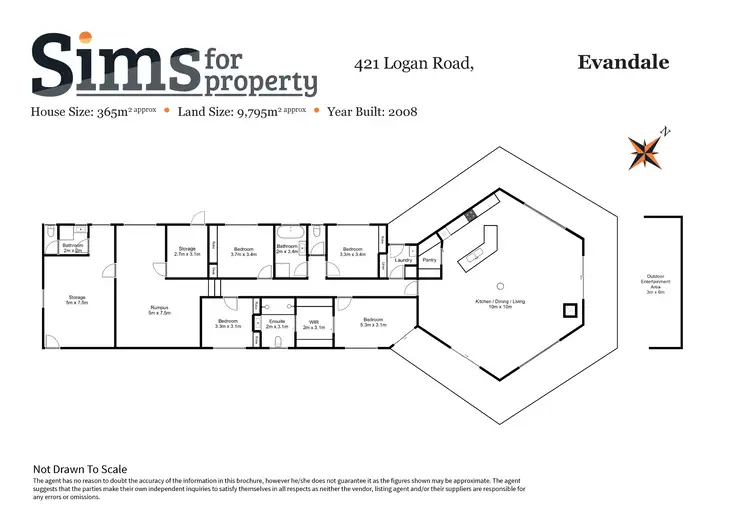 Floorplan of Homely house listing, 421 Logan Road, Evandale TAS 7212