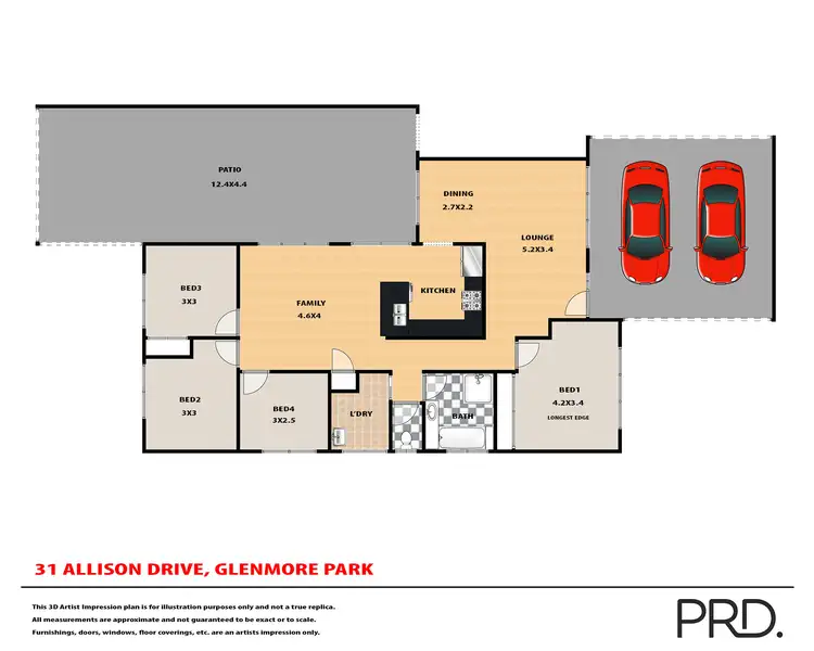Floorplan of Homely house listing, 31 Allison Drive, Glenmore Park NSW 2745