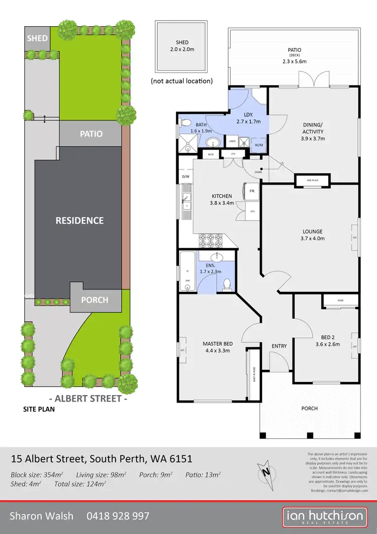 Floorplan of Homely house listing, 15 Albert St, South Perth WA 6151