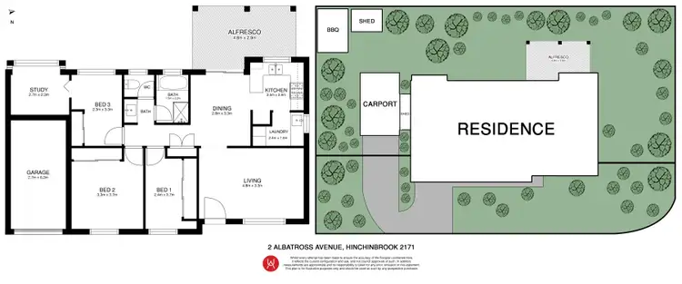 Floorplan of Homely house listing, 2 Albatross Avenue, Hinchinbrook NSW 2168