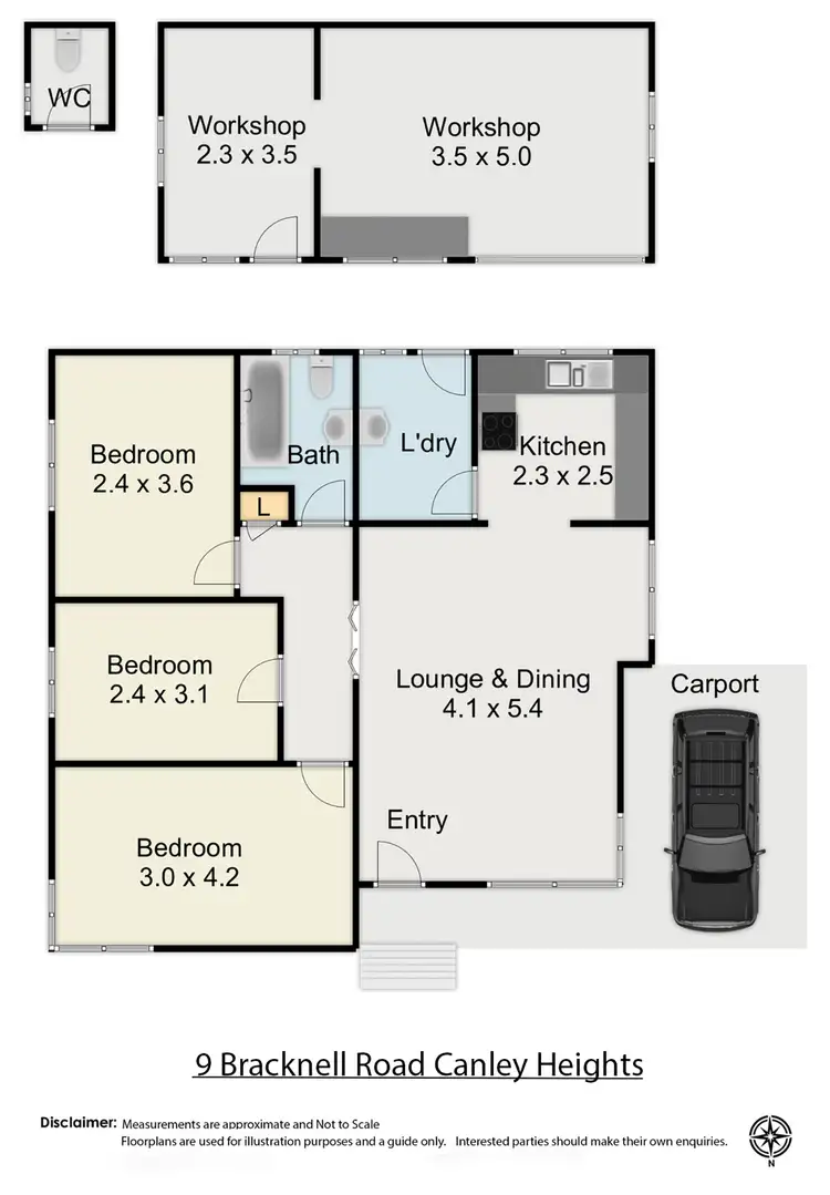 Floorplan of Homely house listing, 9 Bracknell Road, Canley Heights NSW 2166