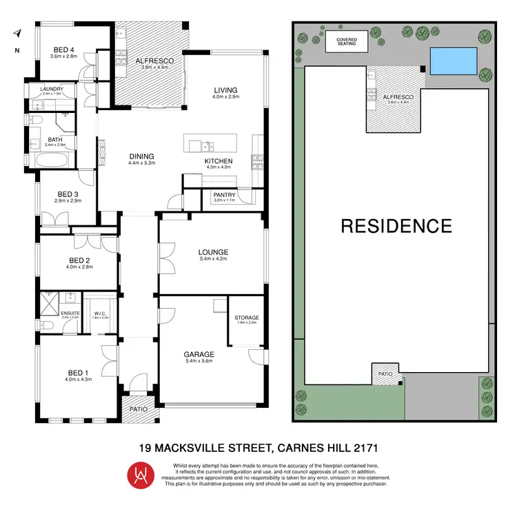 Floorplan of Homely house listing, 19 Macksville Street, Carnes Hill NSW 2171