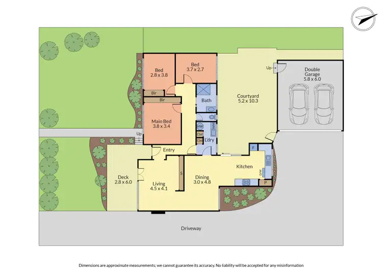 Floorplan of Homely unit listing, 1/19 Yarran Grove, Bayswater VIC 3153