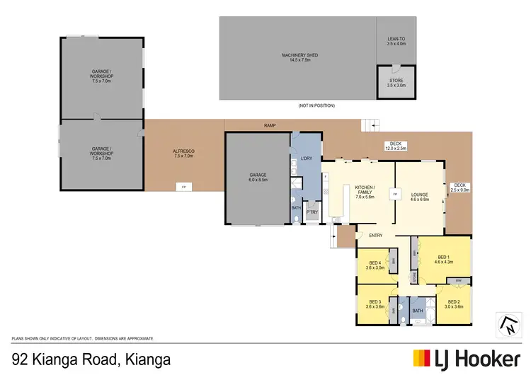 Floorplan of Homely rural property listing, 92 Kianga Forest Road, Kianga NSW 2546