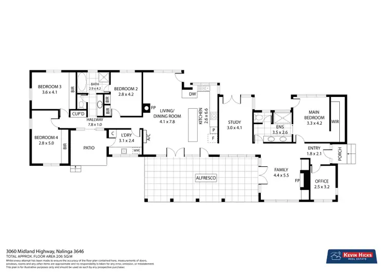 Floorplan of Homely rural property listing, 3060 Midland Highway, Nalinga VIC 3646