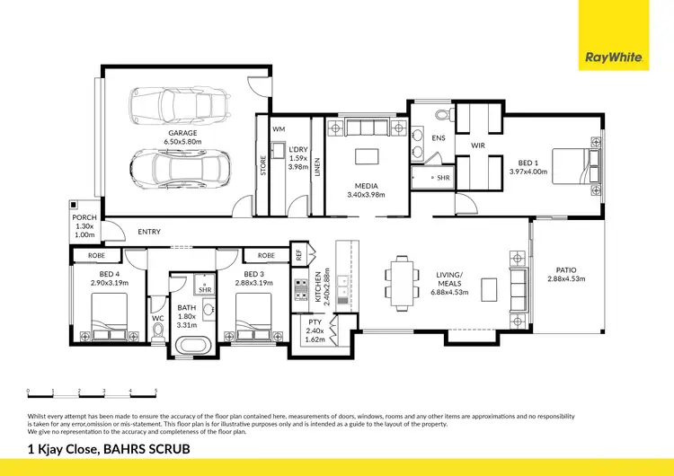 Floorplan of Homely house listing, 3 Kjay Close, Bahrs Scrub QLD 4207