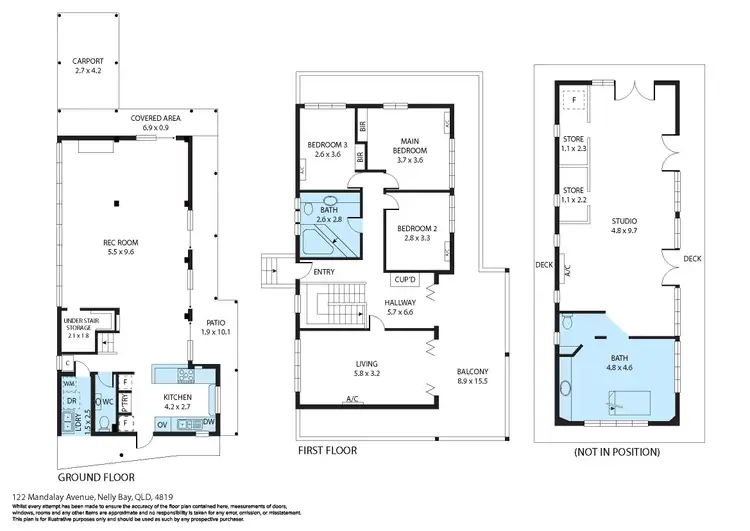 Floorplan of Homely house listing, 122 Mandalay Avenue, Nelly Bay QLD 4819