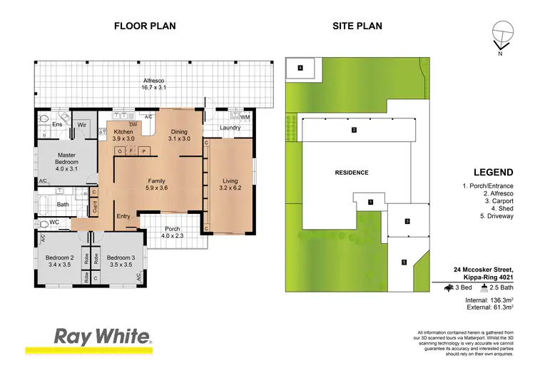 Floorplan of Homely house listing, 24 Mccosker Street, Kippa-Ring QLD 4021