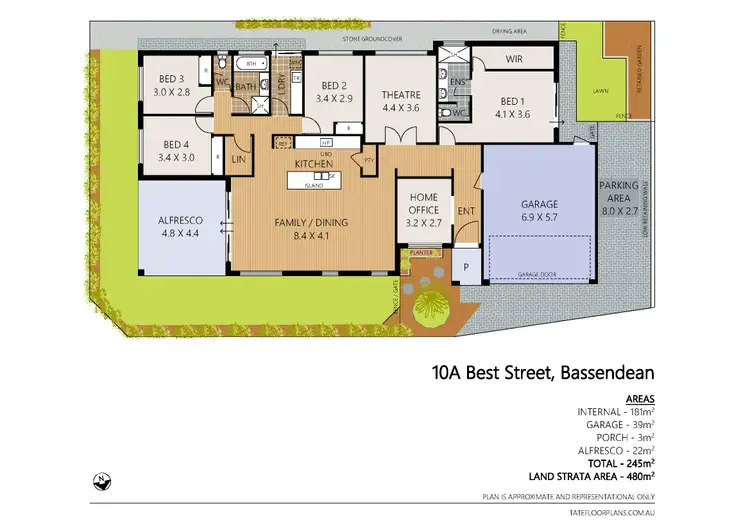 Floorplan of Homely house listing, 10A Best Street, Bassendean WA 6054