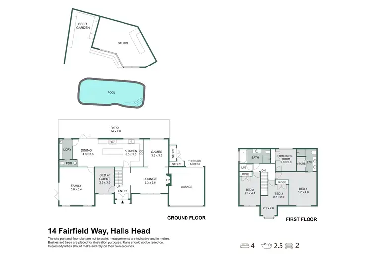 Floorplan of Homely house listing, 14 Fairfield Way, Halls Head WA 6210
