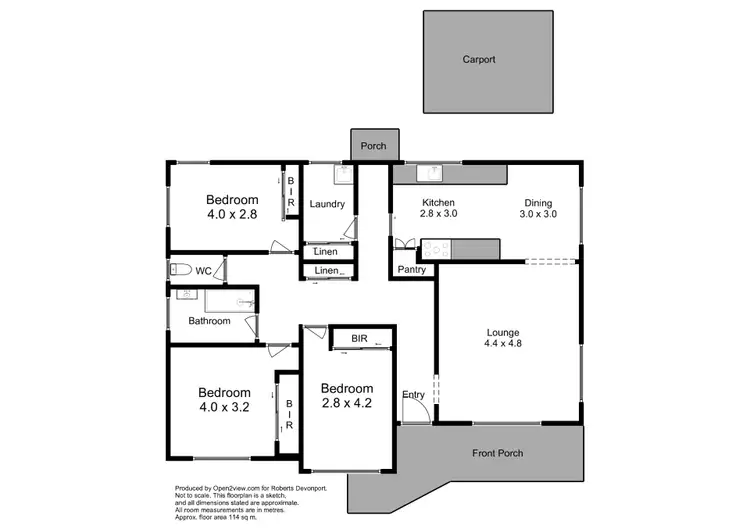 Floorplan of Homely house listing, 11 Warkworth Court, East Devonport TAS 7310