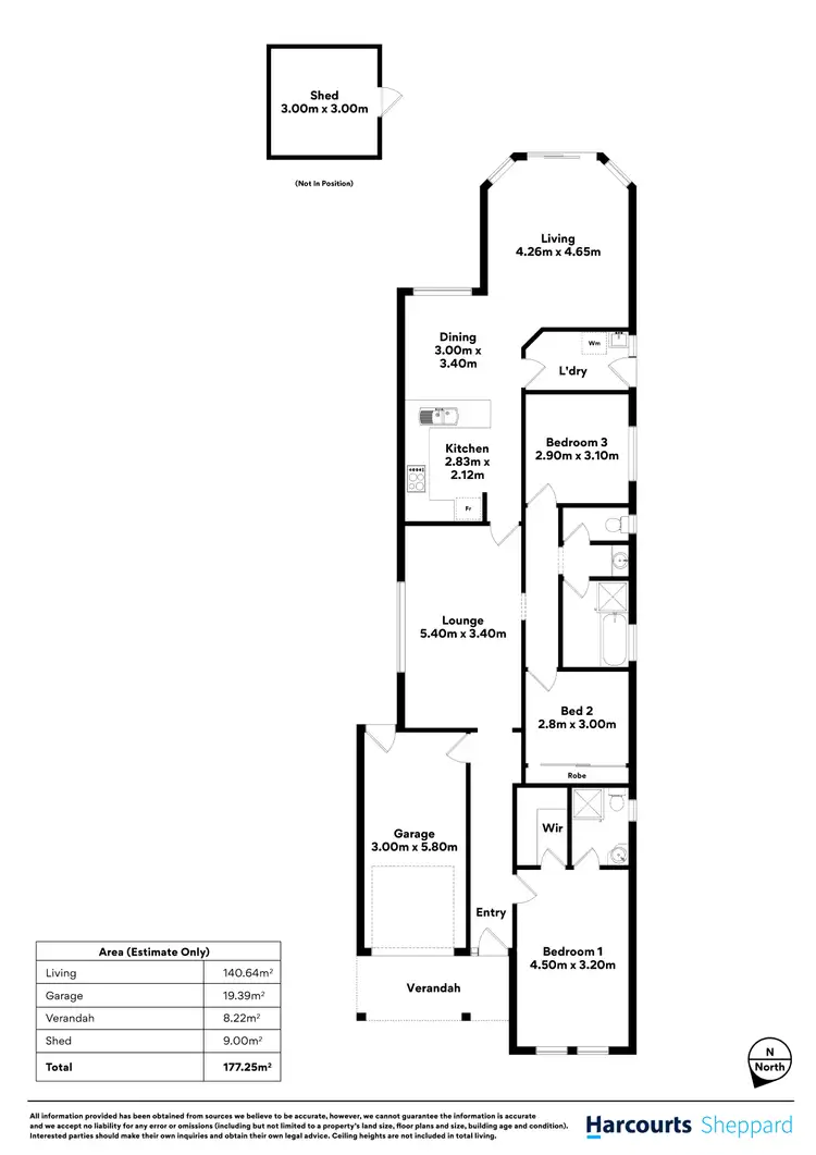 Floorplan of Homely house listing, 125A Eighth Avenue, Joslin SA 5070