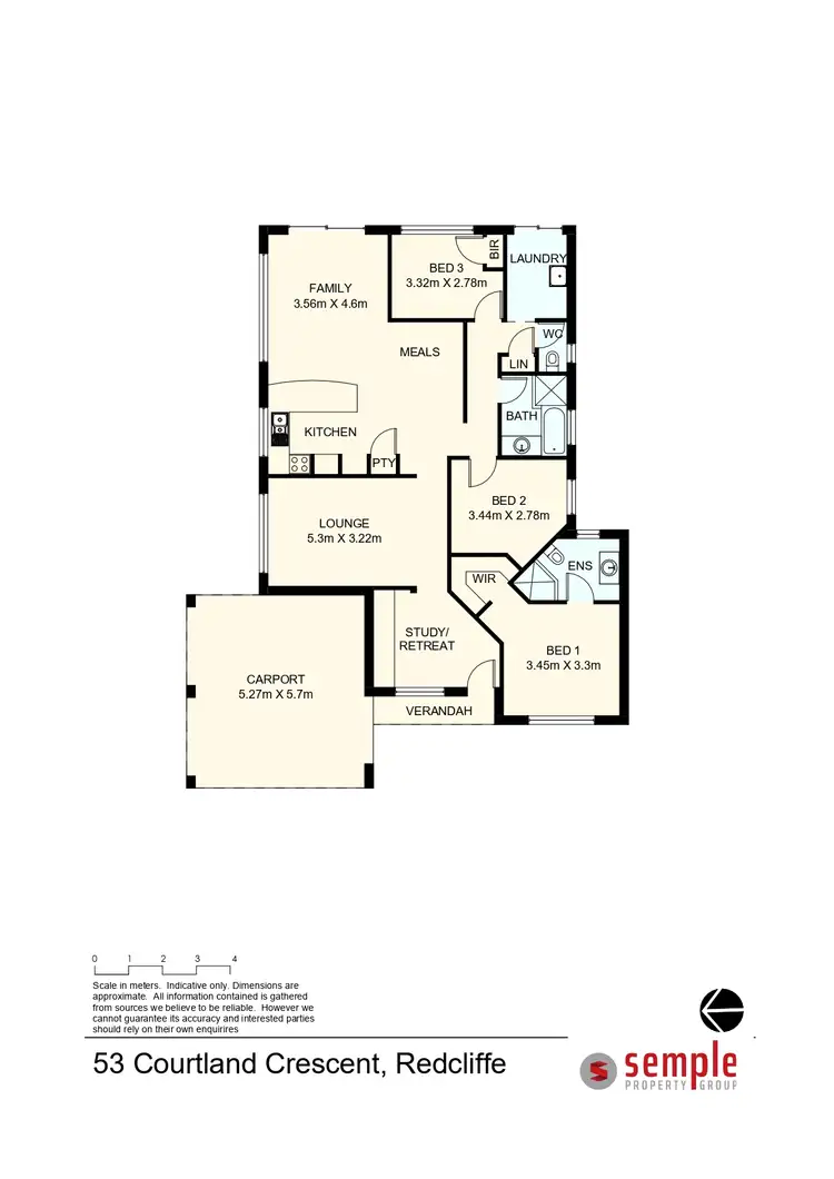 Floorplan of Homely house listing, 53 Courtland Crescent, Redcliffe WA 6104